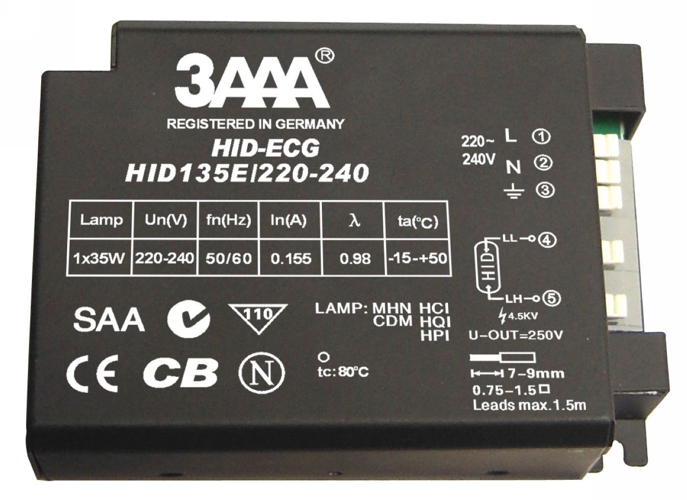 HID Lamp Electronic Ballast